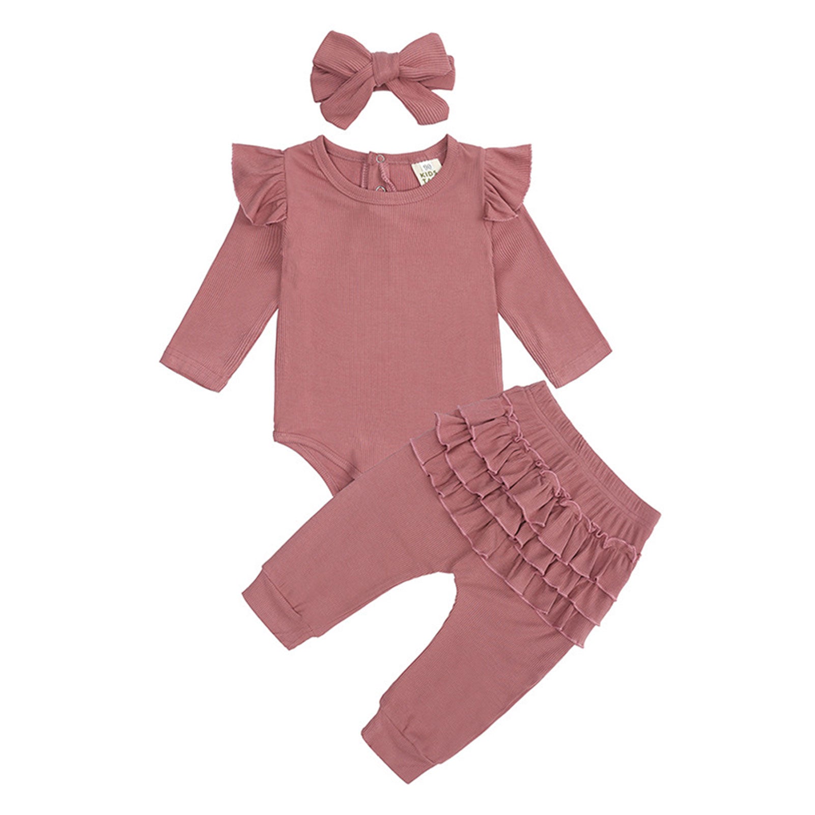 Pink ruffle 3pc set