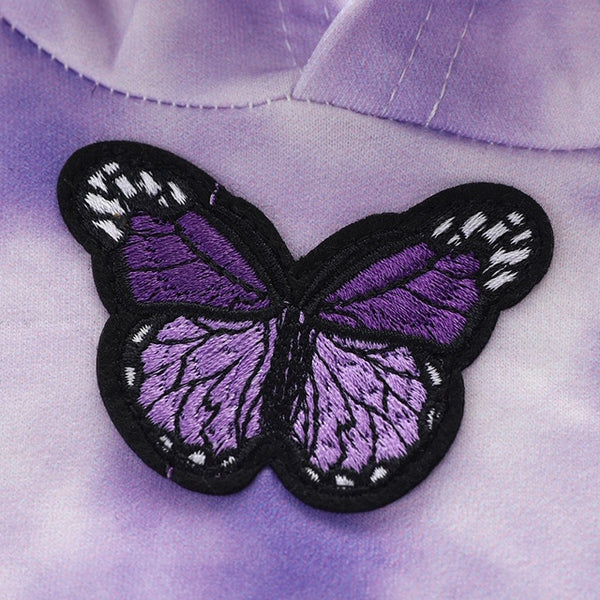 Tie-Dye Purple Butterfly Set