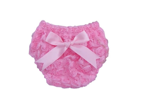 Pink Floral Ruffle Bloomer