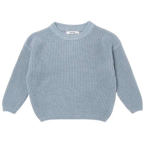 Light Blue Knitted Sweater