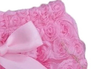 Pink Floral Ruffle Bloomer