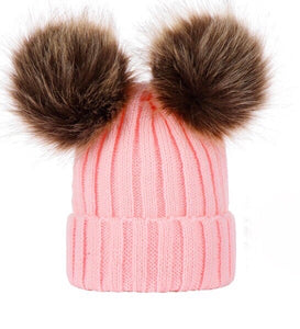 Pink Pom Beanie